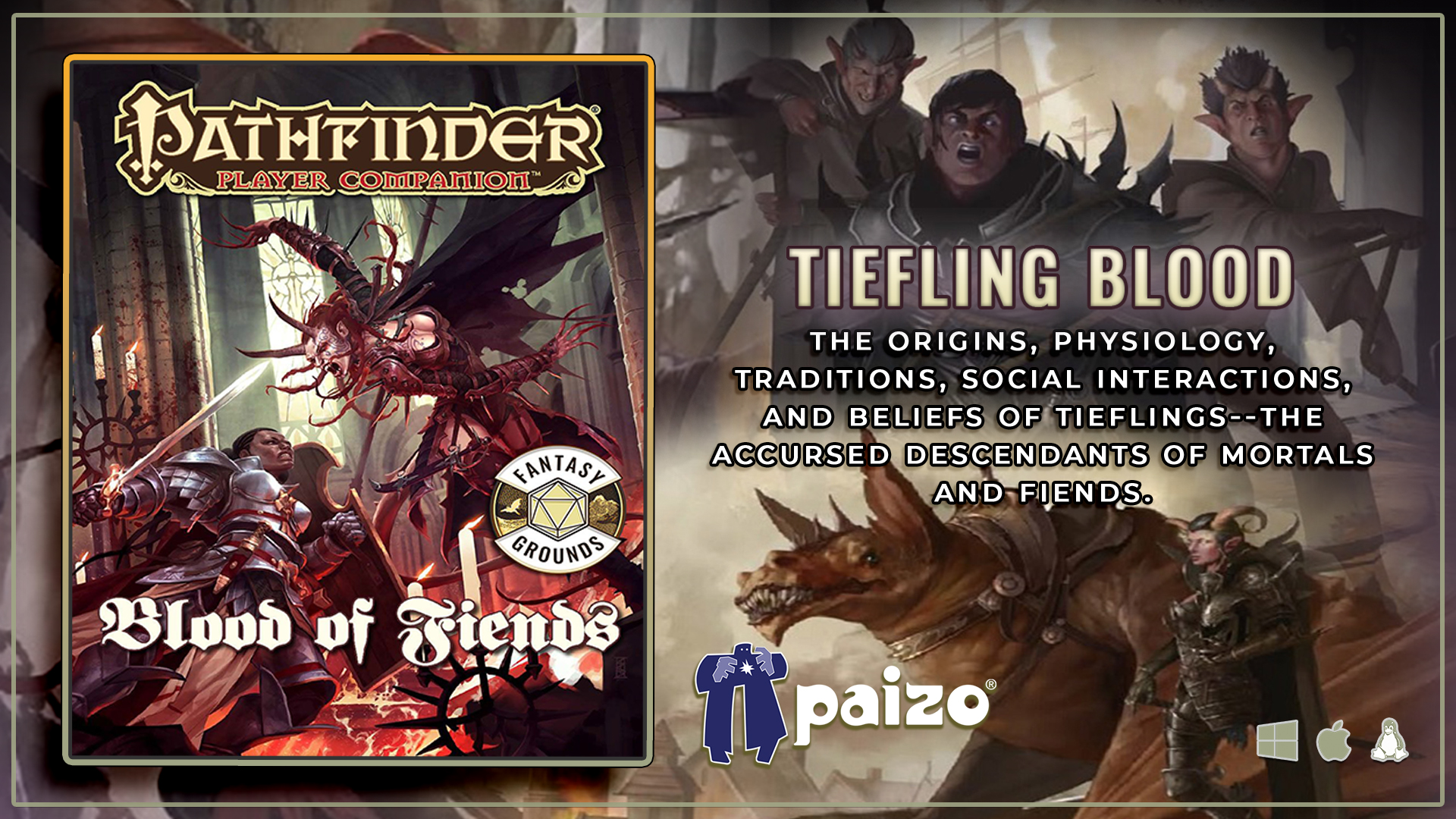 Pathfinder RPG - Pathfinder Player Companion Blood of Fiends (PZOSMWPZO9423FG).jpg