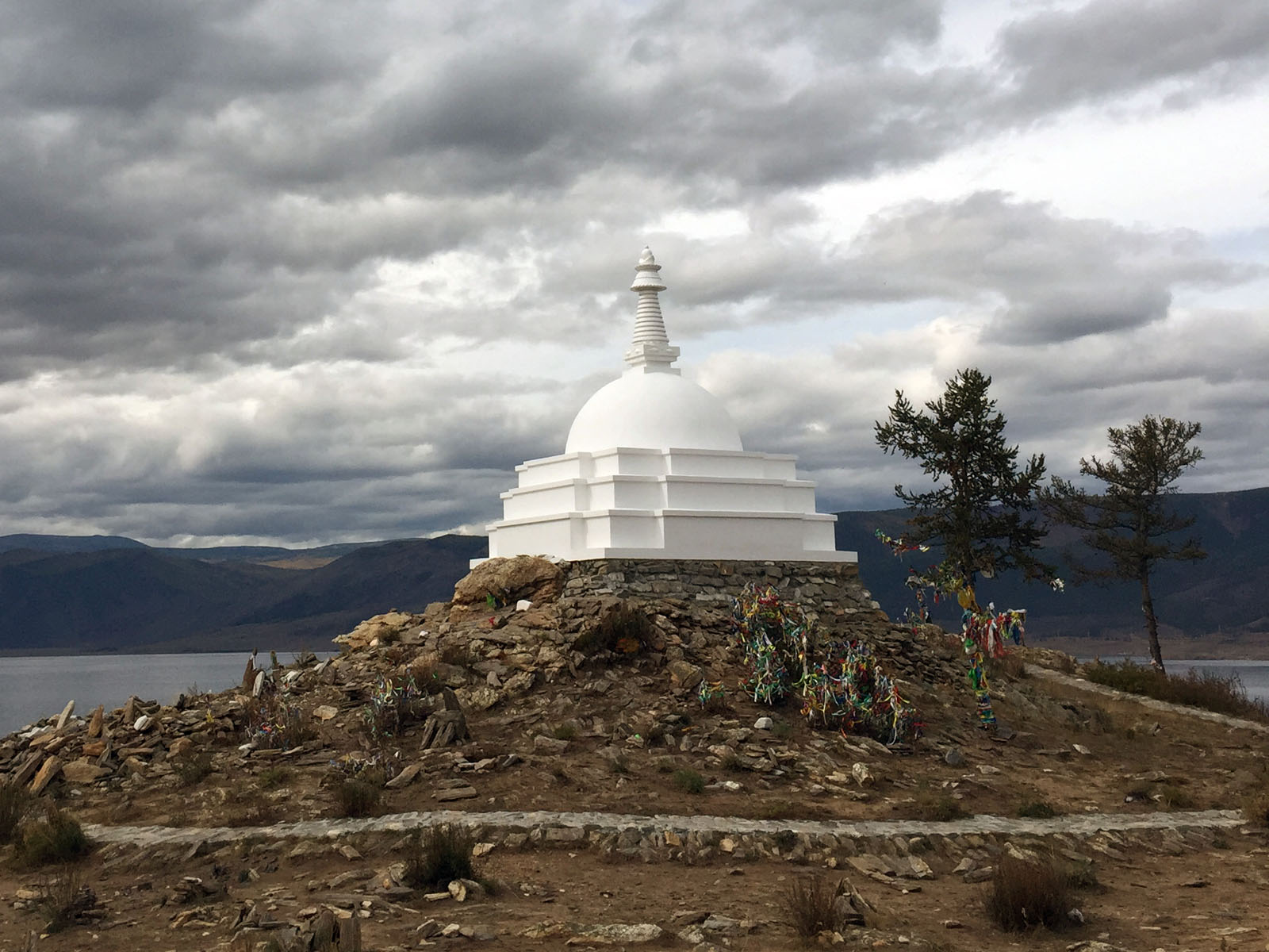 Russia, Ogoy Island, Enlightenment Stupa.JPG