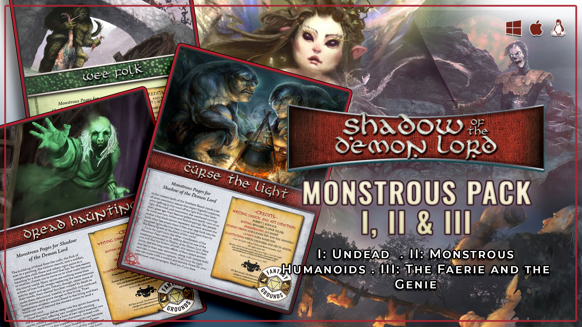 Shadow of the Demon Lord Monstrous Pack I II III.jpg