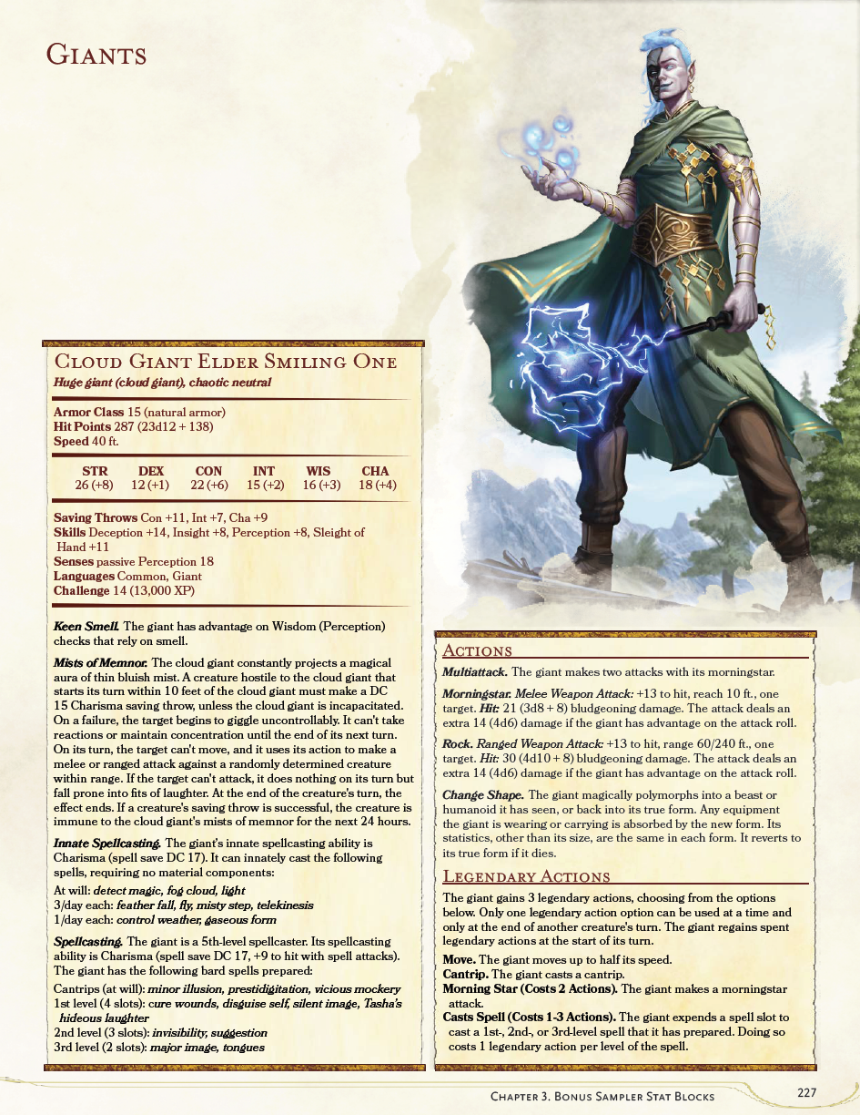 Stat Cloud Giant.png | EN World Tabletop RPG News & Reviews